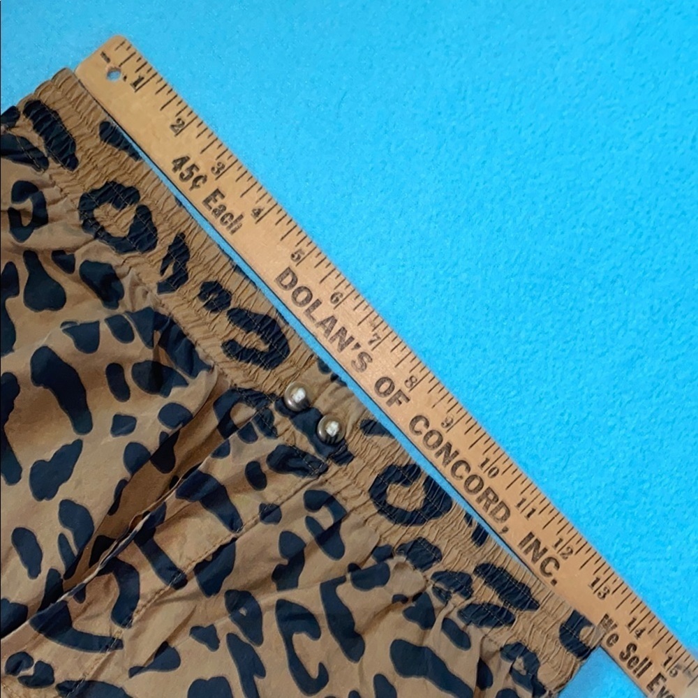 PERRY ELLIS silk cheetah print boxers button fly elastic waistband comfy size S - Picture 4 of 10